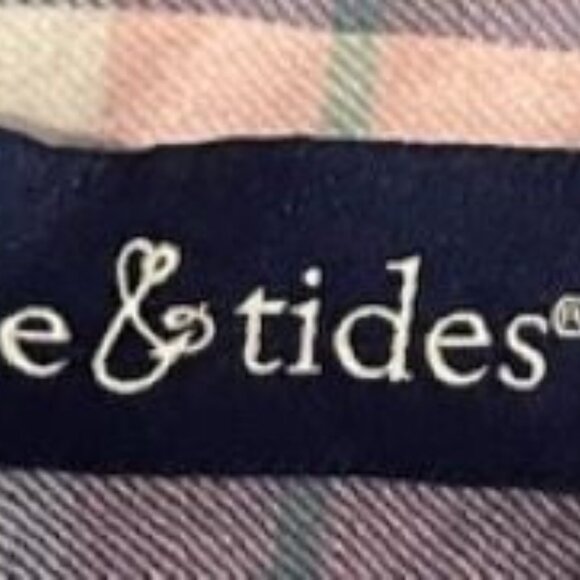 Tackle & Tides Mens Plaid Shirt Size Small Button Down Pocket Logo. - Picture 5 of 6